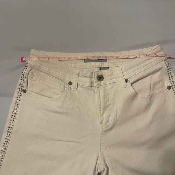 Chico's Platinum White Jeans Size 0 - Picture 4 of 5